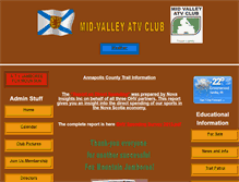 Tablet Screenshot of midvalleyatvclub.ca